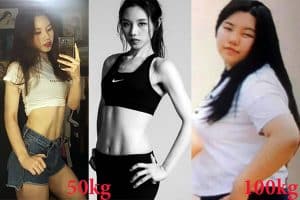 Từ 100kg, cô nàng Hàn Quốc giảm cân ngoạn mục, loại bỏ hơn 50kg mỡ thừa