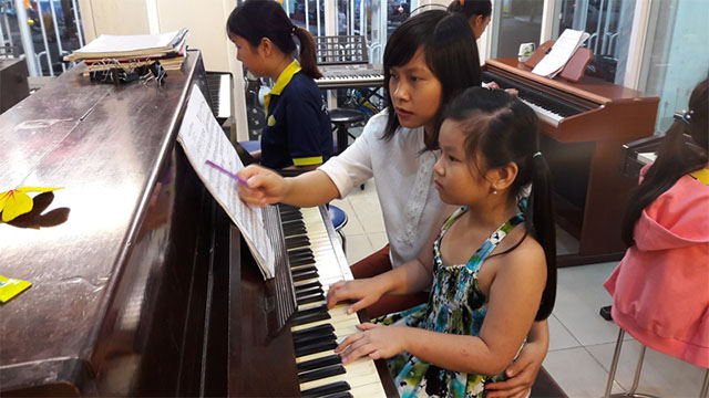 Trung tâm dạy Piano Khuyến nhạc Sông Thu
