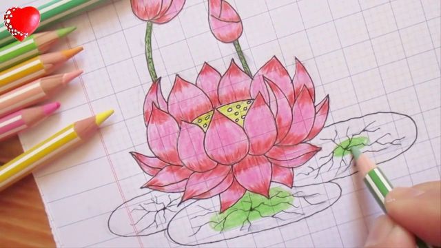 5 cách vẽ hoa sen đơn giản mà đẹp bằng bút chì và màu nước - Bestnhat 59