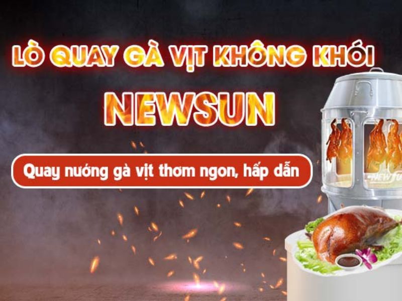 Newsun – Thương hiệu lò quay vịt gà chất lượng hàng đầu Việt Nam
