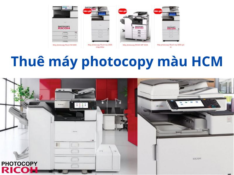Thuê máy photocopy màu HCM – Photocopy Đức Lan